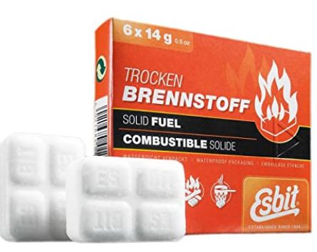 Pastillas de combustible sólido
